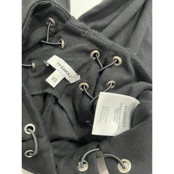 Miaou Ryder Pant in Black - Picture 6 of 6